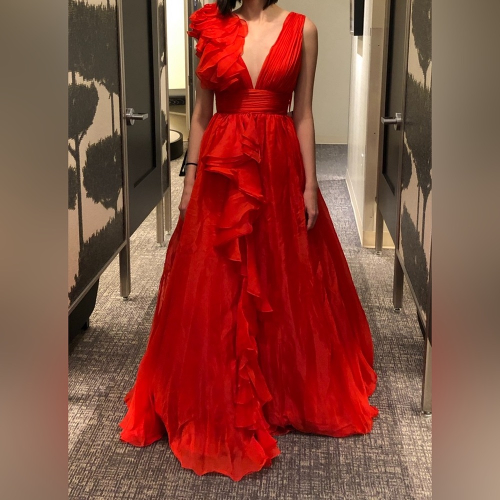 MacDuggal Dress Red Size 2